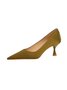 Damen minimalistisch Weinglas Absatz Flach Pumps