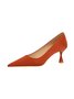 Damen minimalistisch Weinglas Absatz Flach Pumps