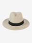 Böhmisch Farbblock Atmungsaktiv Stroh Hut für Urlaub