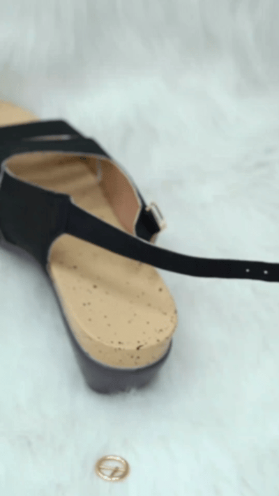 Transparent PVC Paneeliert minimalistisch Verstellbare Schnalle Slingback Schuhe