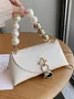 Elegant Nachgemachte Perle Perlen Handtasche Mit Abnehmbar Umhängetasche Gurt