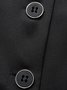 Einfach Elegant Regelmäßige Passform Unifarben Elegant Mantel