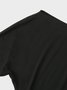 Unifarben Langarm Baumwollmischung Lässig Blusen & Shirts